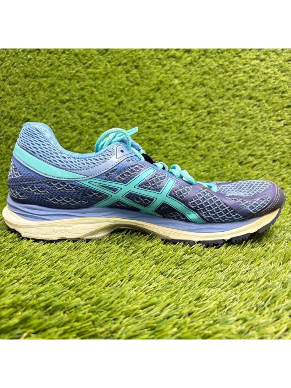 Asics Gel-Cumulus 17 Womens Size 10 Blue Athletic Running Walking Shoes Sneakers